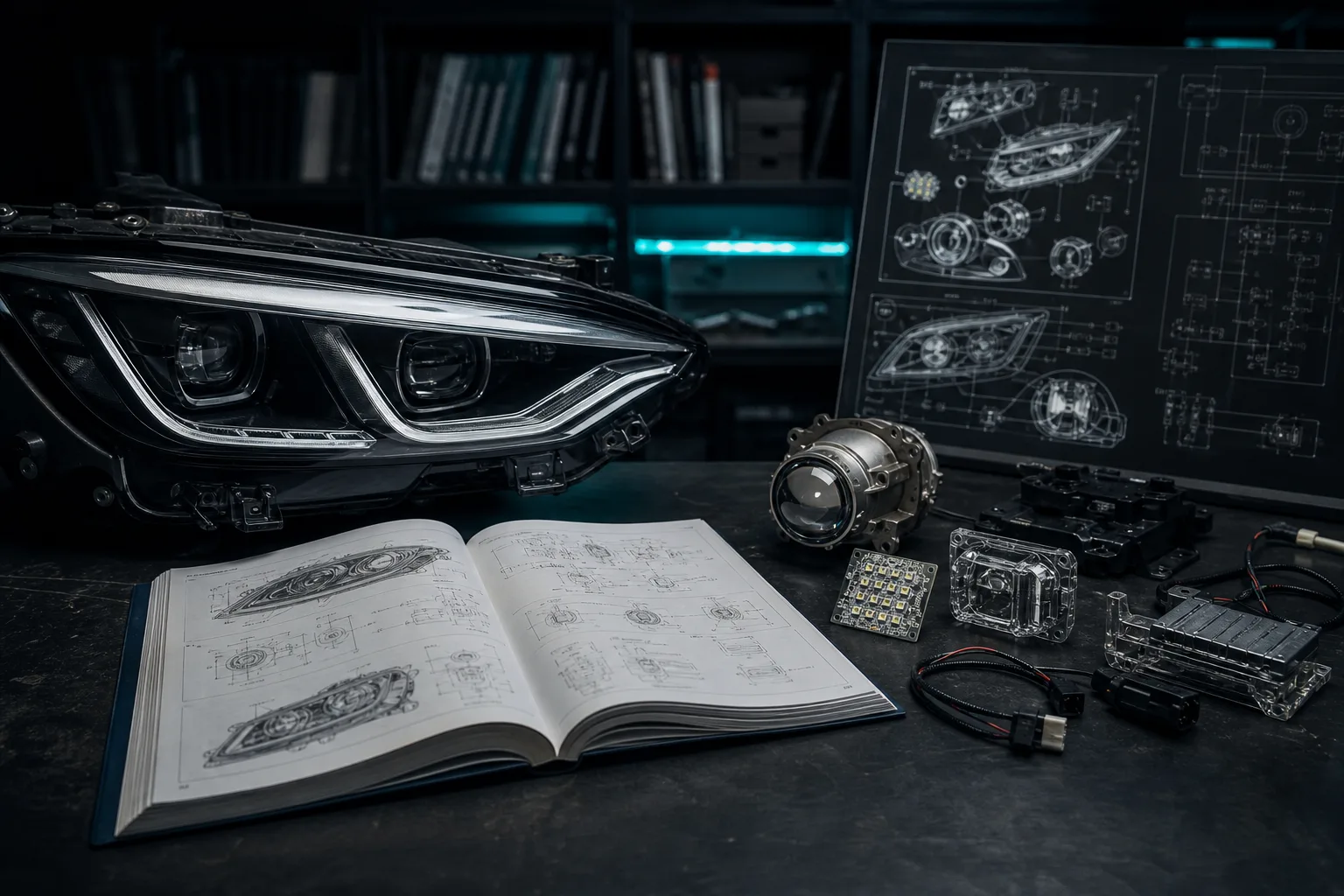 Fachmaterialien und Ratgeber zu Automobiloptik und Fahrzeuglicht von backgroundpulse, 1920x1080